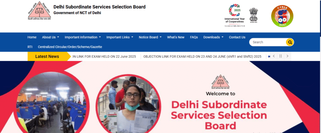 DSSSB TGT Teacher 5346 Posts Online Form 2025