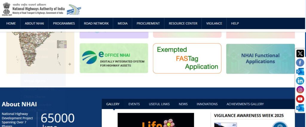 NHAI Accountant, Stenographer and Other Posts Recruitment 2025: 84 Posts Online Form