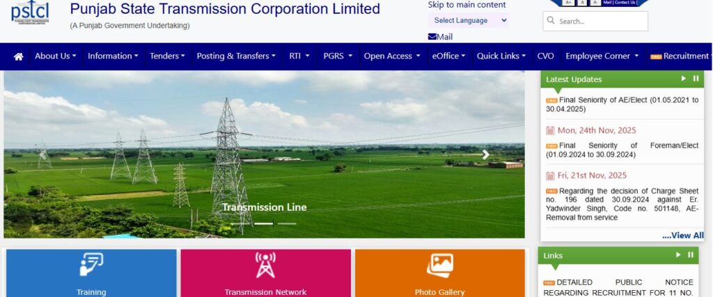 PSTCL JE, LDC, Assistant Lineman and Others Online Form 2025