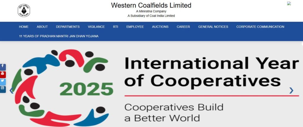 Western Coalfields Apprentices 1213 Posts Online Form 2025