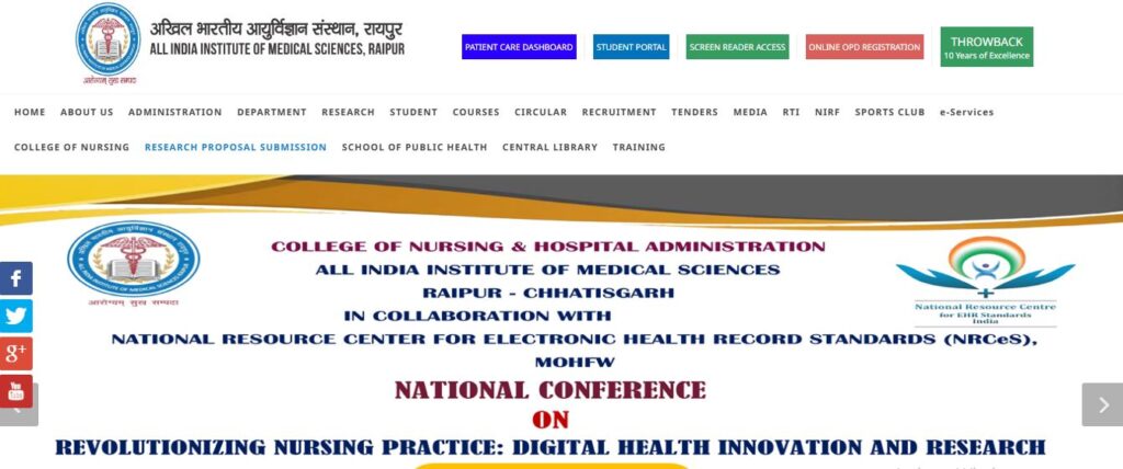 AIIMS Raipur Junior Resident Online Form 2025