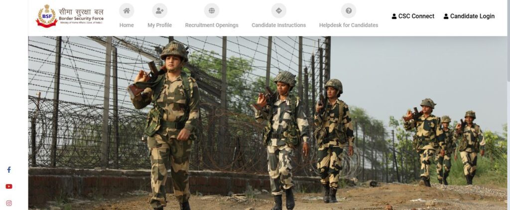 BSF Constable GD Sports Quota Online Form 2025