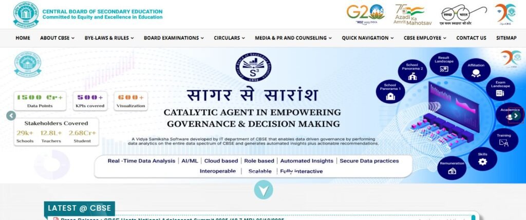 CBSE Group A, B & C Online Form 2025