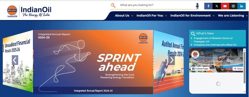 IOCL Non Executive Junior Engineer, Junior Quality Control Analyst Online Form 2025