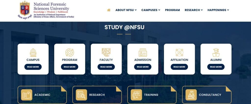 NFSU Scientific Officer, Laboratory Assistant Online Form 2025