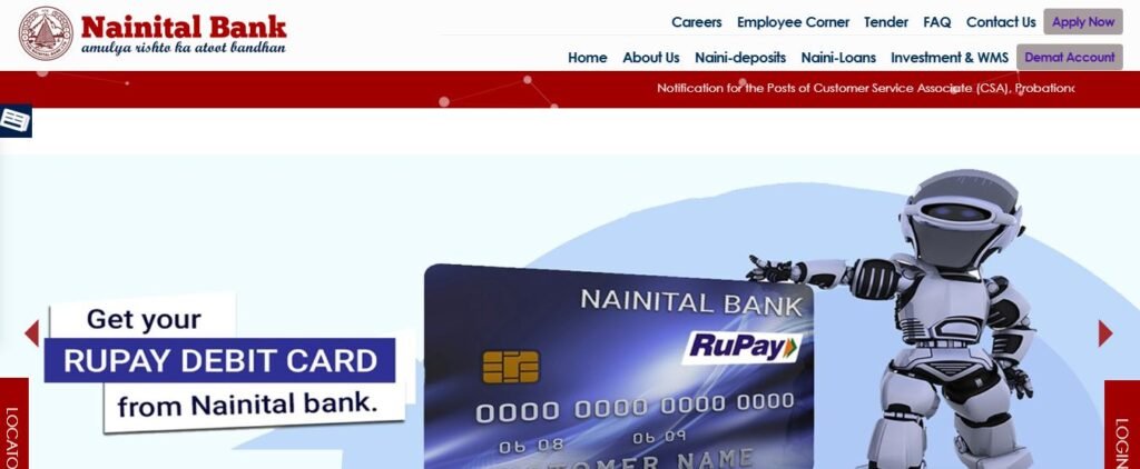 Nainital Bank Clerk, PO, SO and Others Online Form 2025
