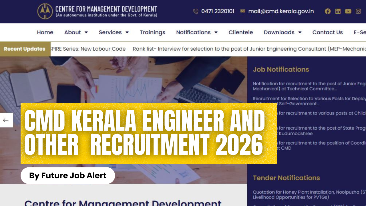 CMD Kerala Engineer and Other Online Form 2026 - Sarkari Result, Latest ...