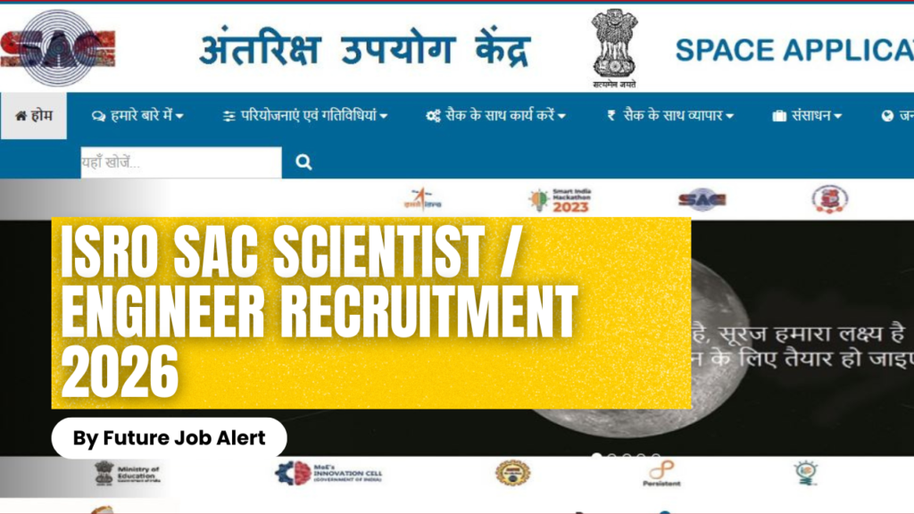 ISRO SAC Scientist / Engineer