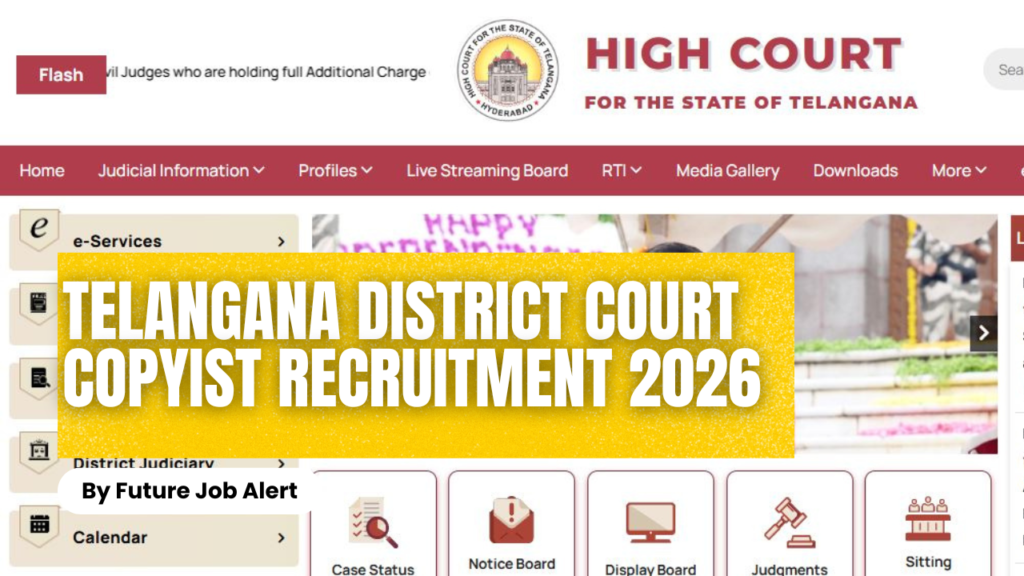 Telangana District Court Copyist 2026