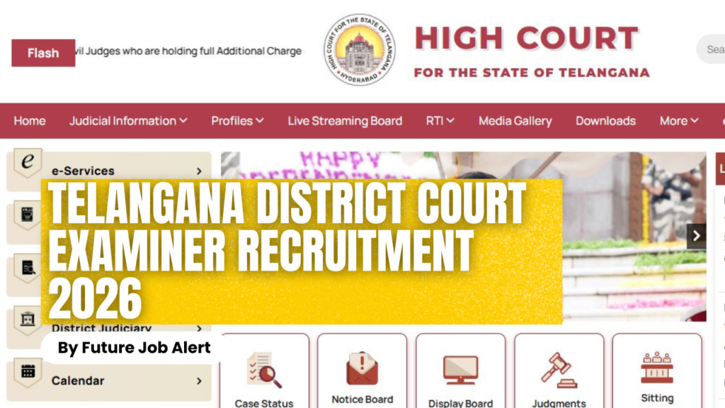 Telangana District Court Examiner 2026