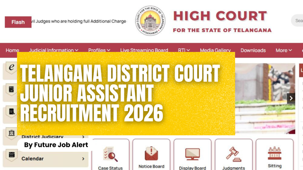 Telangana District Court Junior Assistant