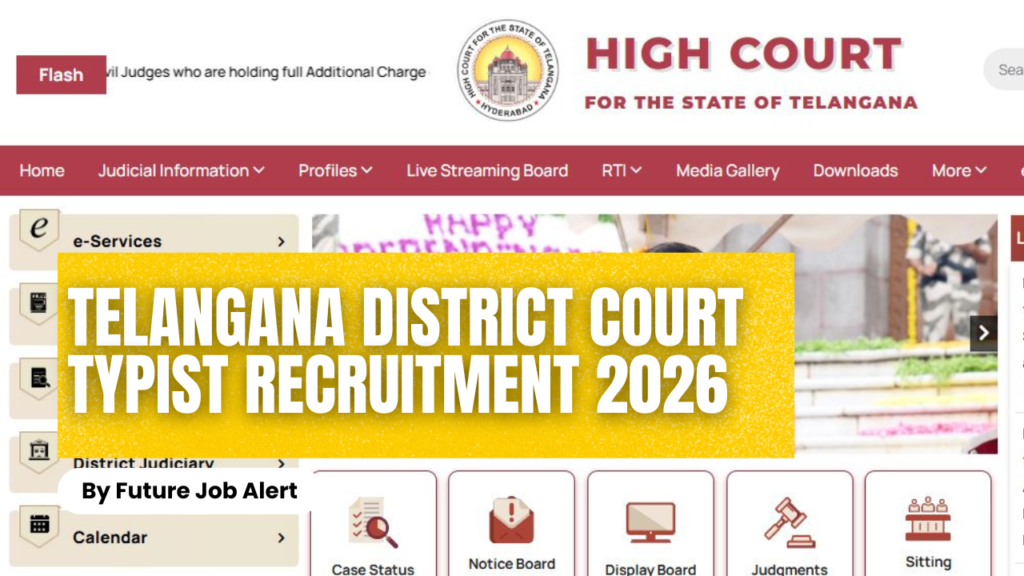 Telangana District Court Typist 2026