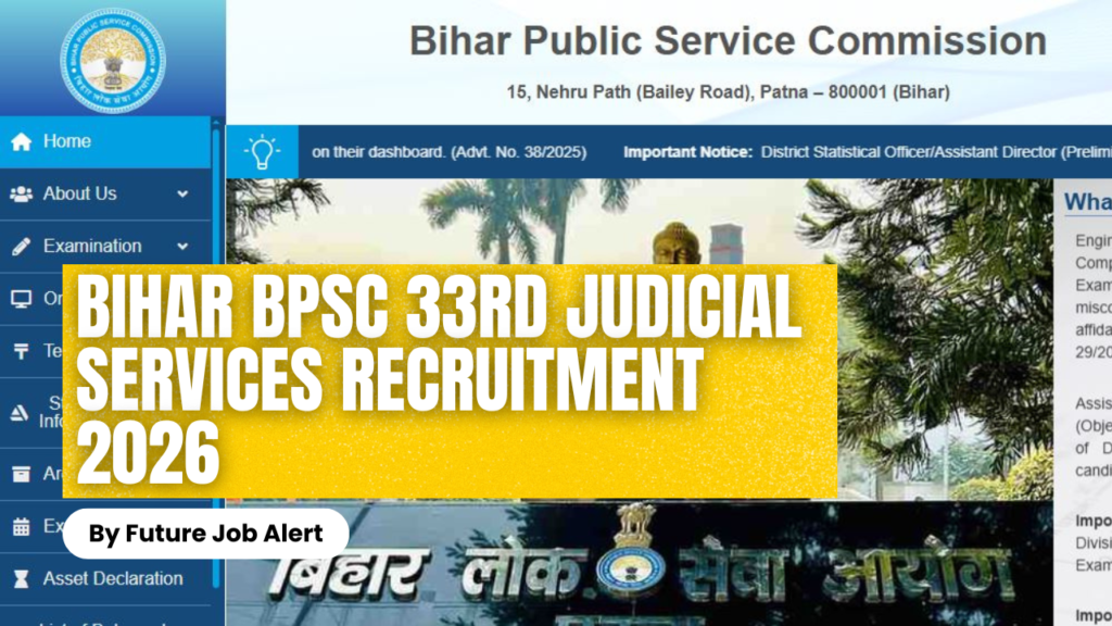 Bihar BPSC 33rd Judicial Services