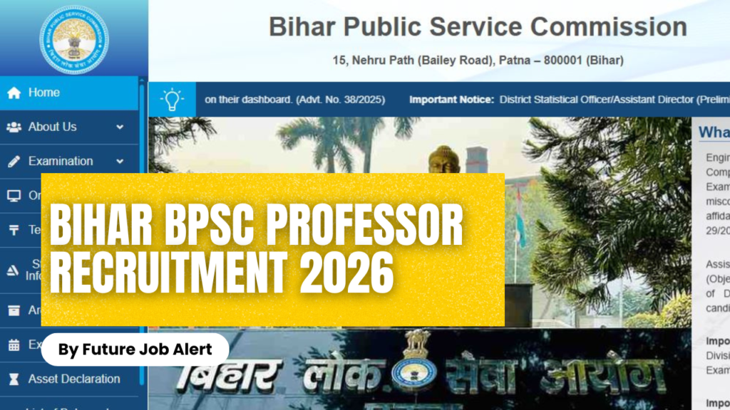Bihar BPSC Professor