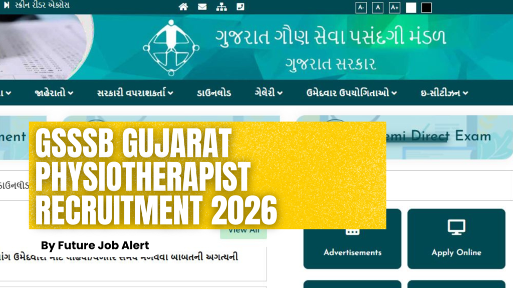 GSSSB Gujarat Physiotherapist