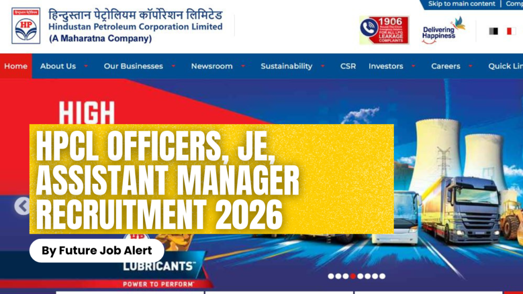 HPCL Officers, JE, Assistant Manager