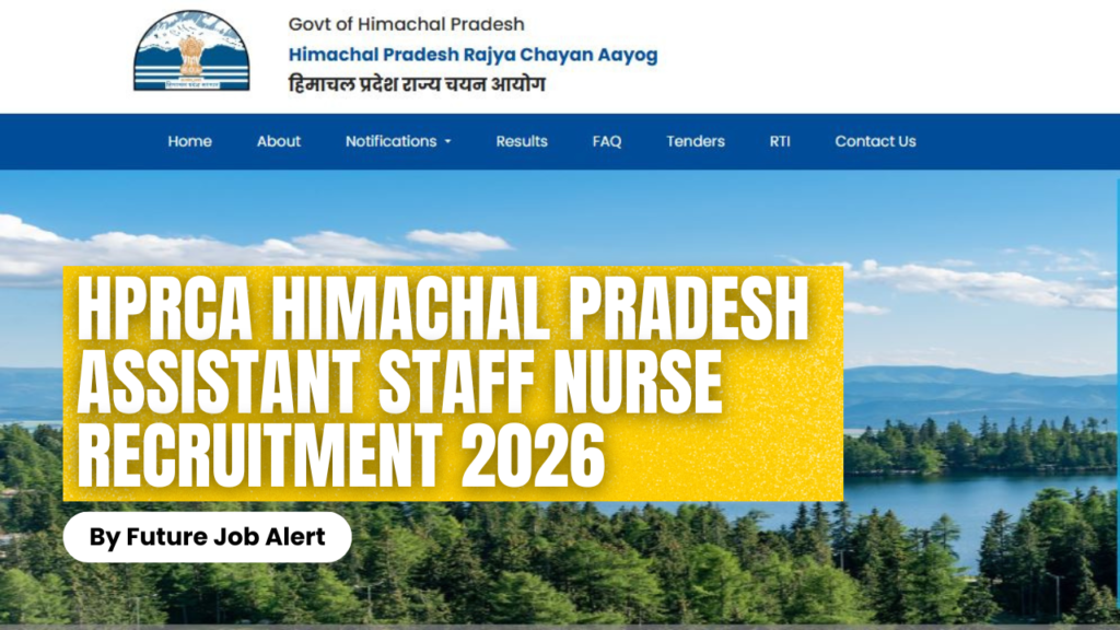 HPRCA Himachal Pradesh Assistant Staff Nurse