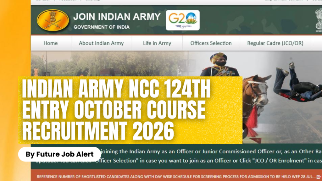 Indian Army NCC 124th Entry October Course