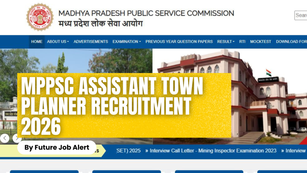 MPPSC Assistant Town Planner Recruitment 2026