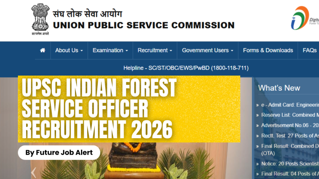 UPSC Indian Forest Service Officer
