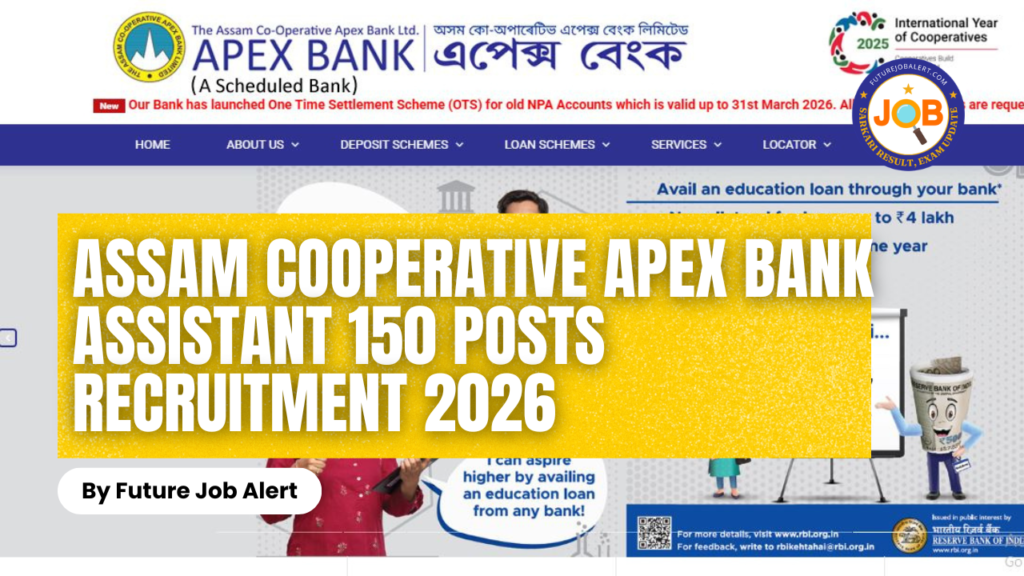Assam Cooperative Apex Bank Assistant