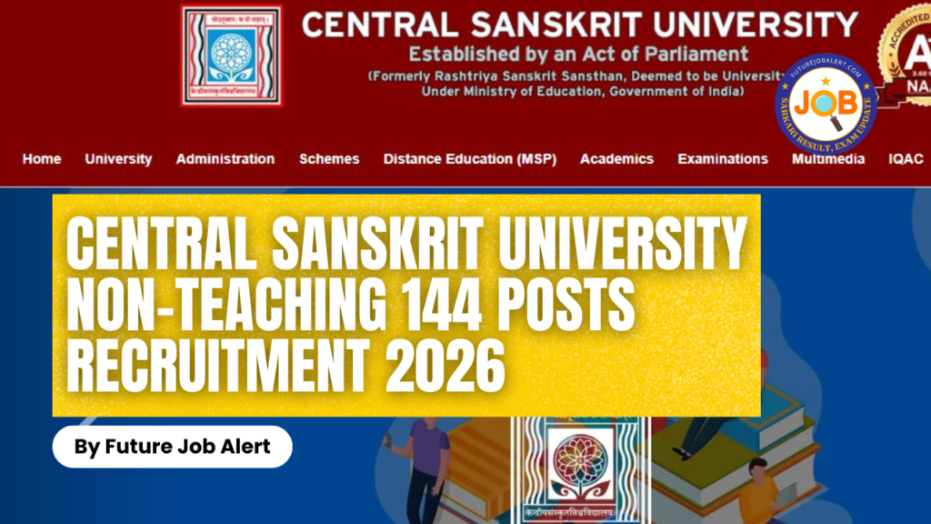 Central Sanskrit University Non-Teaching