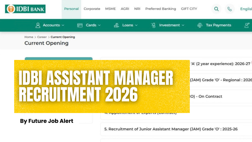 IDBI Assistant Manager