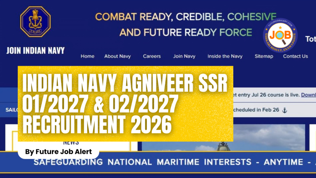 Indian Navy Agniveer SSR 012027 & 022027