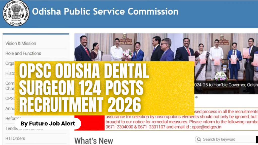 OPSC Odisha Dental Surgeon
