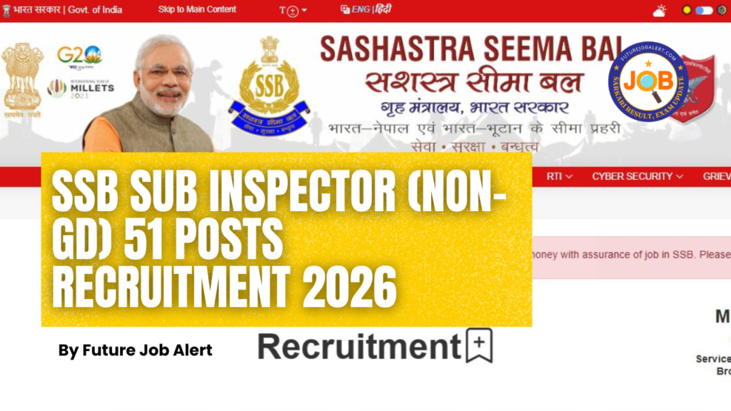 SSB Sub Inspector (Non-GD)