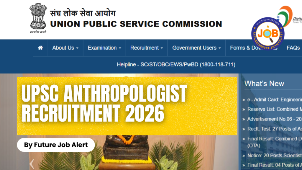 UPSC Anthropologist