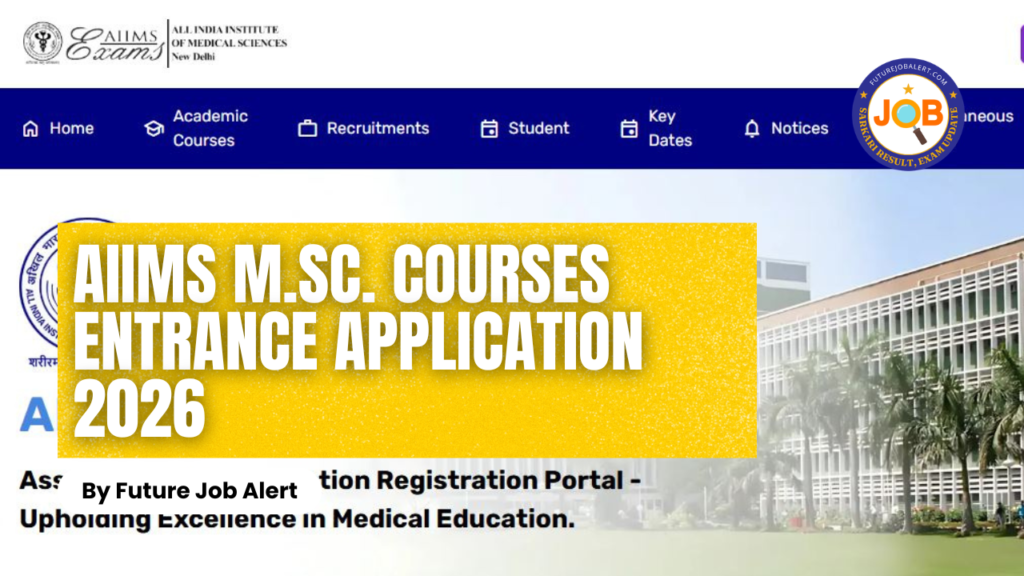 AIIMS M.Sc. Courses