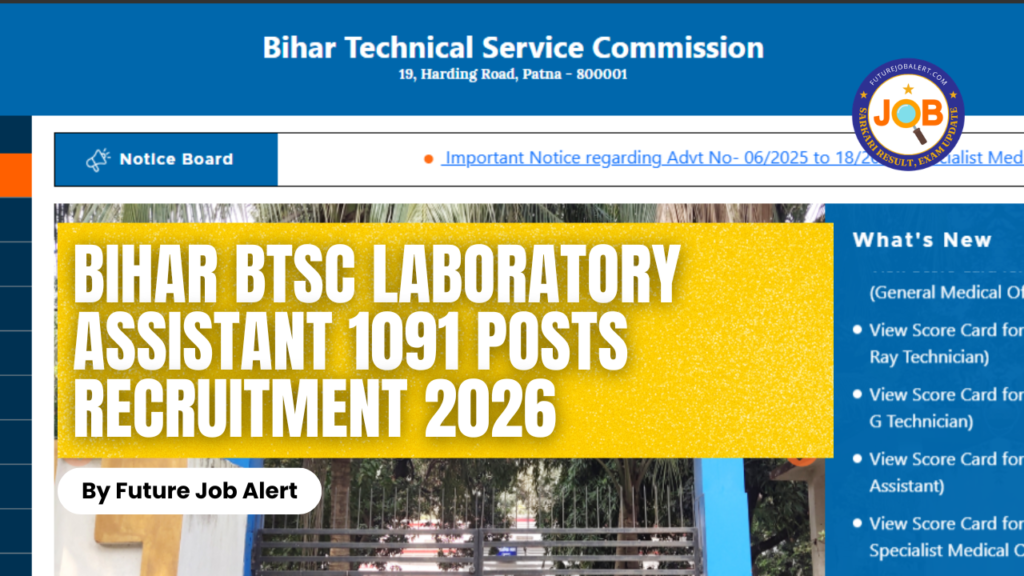 Bihar BTSC Laboratory Assistant