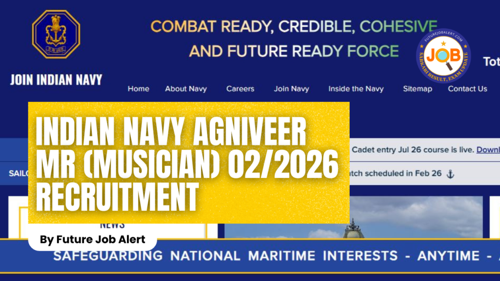 Indian Navy Agniveer MR (MUSICIAN) 022026
