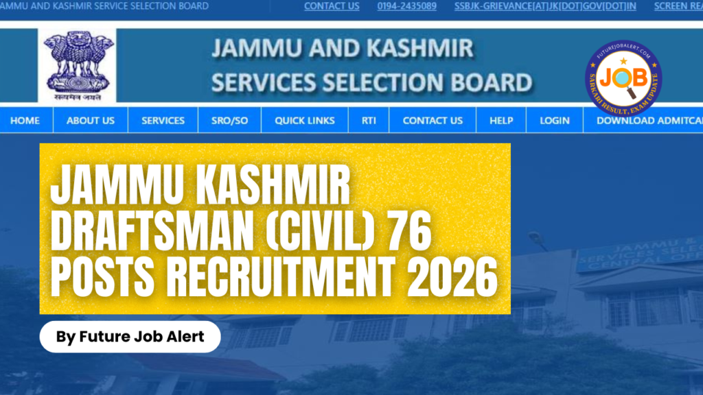 JKSSB Jammu Kashmir Draftsman (Civil)