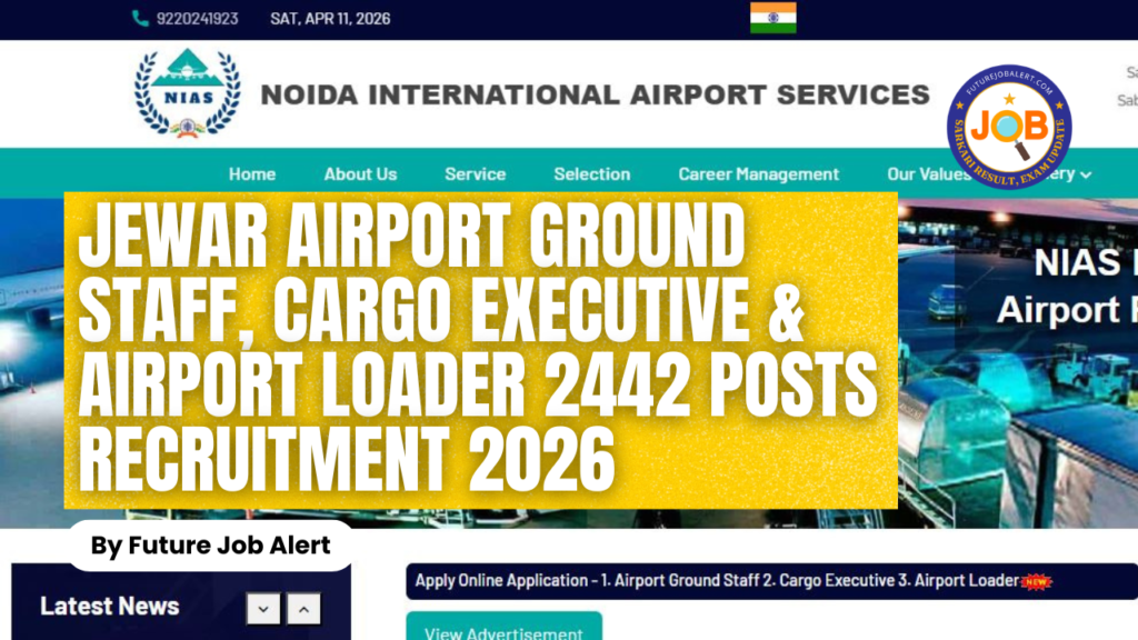 Jewar Airport Ground Staff, Cargo Executive & Airport Loader