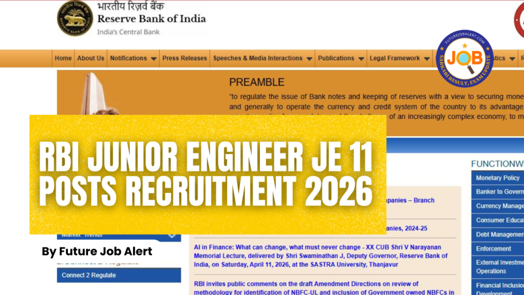 RBI Junior Engineer JE