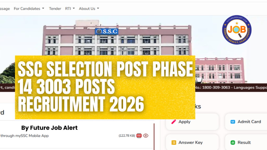 SSC Selection Post Phase 14