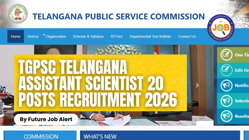 TGPSC Telangana Assistant Scientist