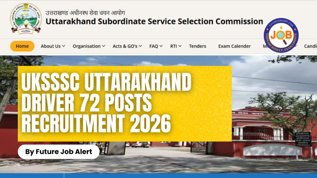 UKSSSC Uttarakhand Driver