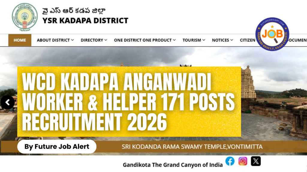 WCD Kadapa Anganwadi Worker & Helper