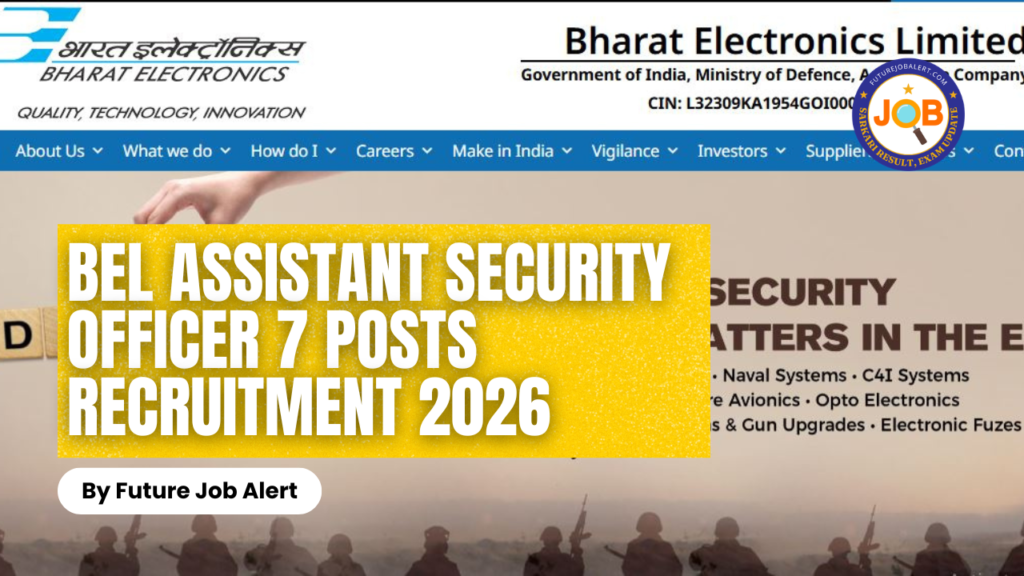 BEL Assistant Security Officer