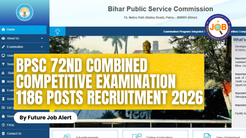 Bihar BPSC 72nd Combined Competitive Examination
