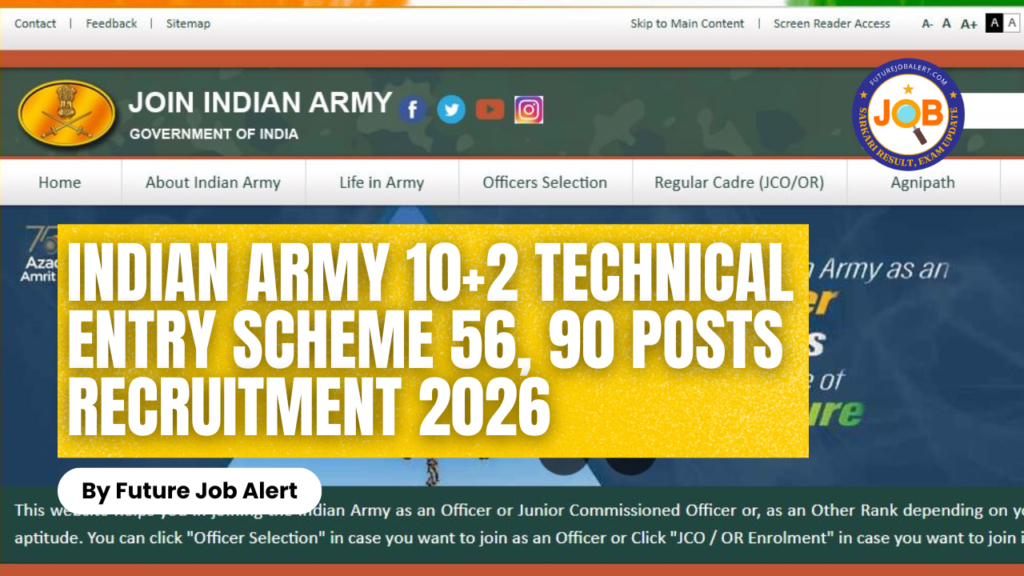 Indian Army 10+2 TES 56