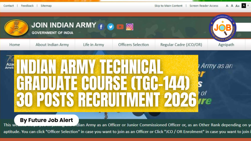 Indian Army Technical Graduate Course (TGC-144)