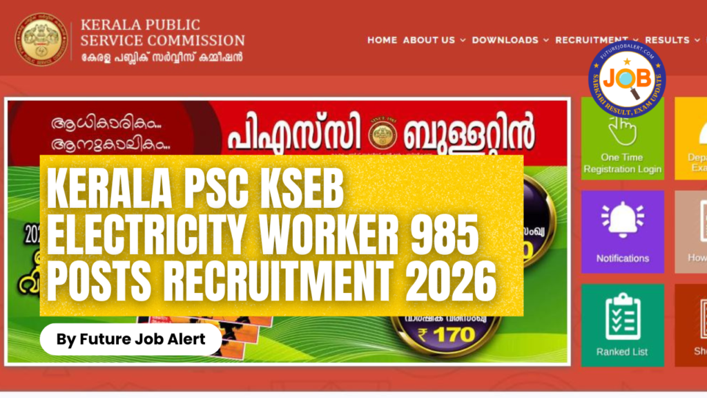 Kerala PSC KSEB Electricity Worker