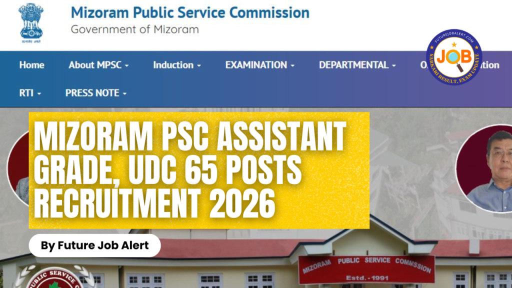 Mizoram PSC Assistant Grade, UDC
