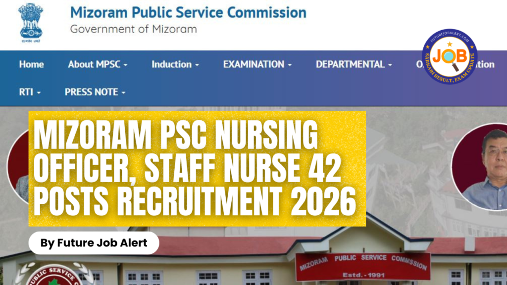 Mizoram PSC Nursing Officer, Staff Nurse