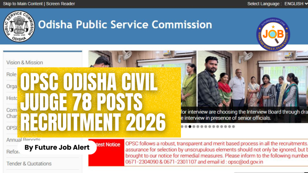 OPSC Odisha Civil Judge