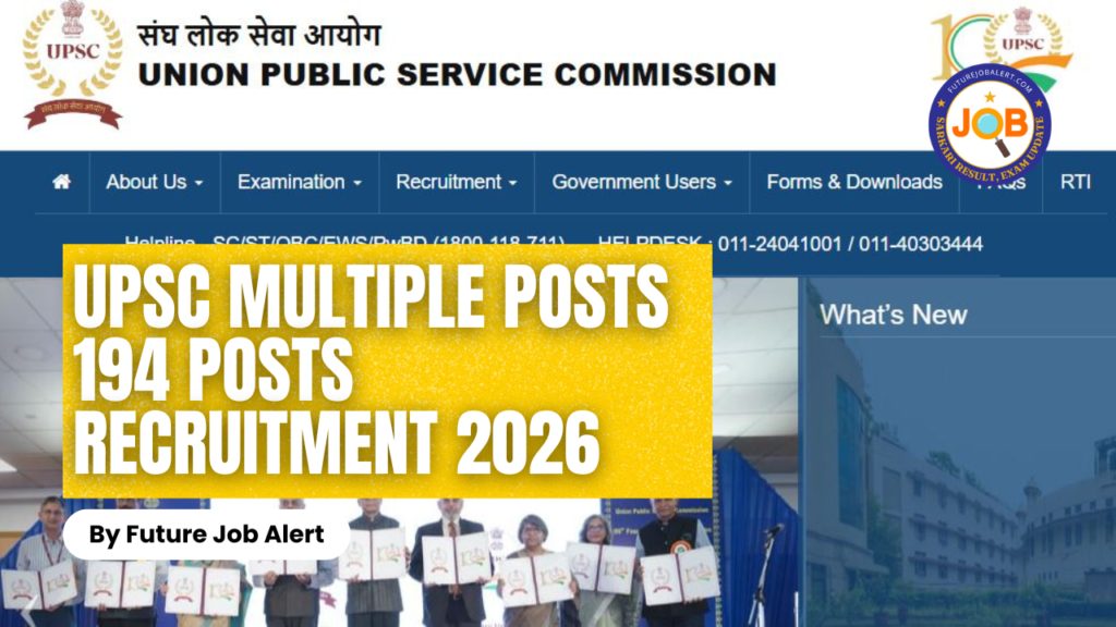 UPSC Multiple Posts
